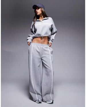 ASOS Weekend collective – scuba-jogginghose - Grau