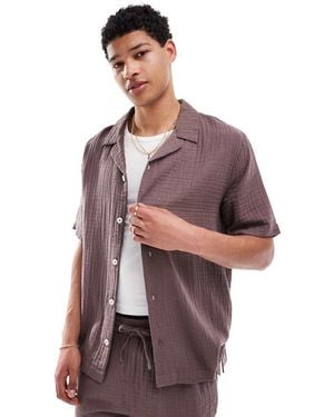 Goldsboro Revere Shirt - Purple