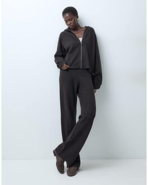 Vero Moda Wide-leg-strickhose als kombiteil - Braun