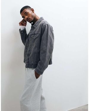 ASOS Circular Design Collection Denim Trucker Jacket - Grey
