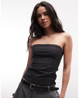 Weekday Bandeau Top - Black