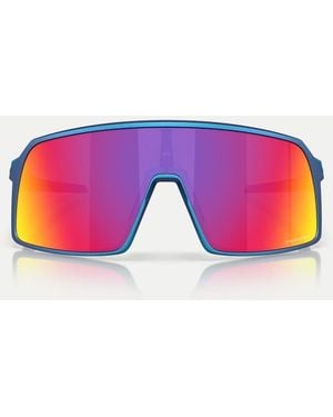 Oakley Sutro Gafas De Sol Rectangulares Con Lente Espejada Violeta En Acabado Mate Cian/Azul Cambiante - Rosa