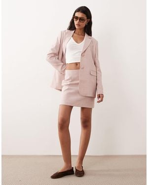 Miss Selfridge Tailored Mini Skirt - Pink