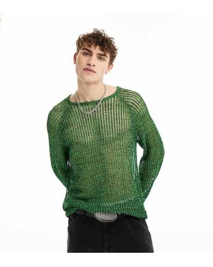 Collusion Maglione Traforato - Verde