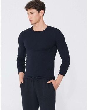 Tezenis Long-Sleeve Round-Neck Thermal Top - Blue