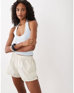 Motel Co-ord Short - White