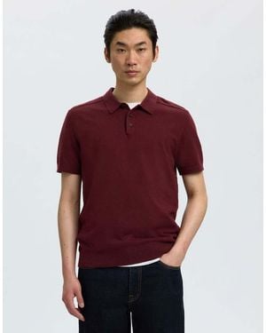 SELECTED Polo Rojo Oporto