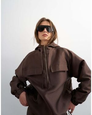 TOPSHOP Bomber - Marrone