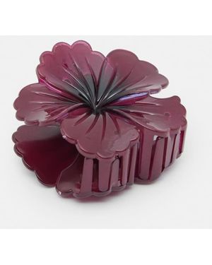 Pull&Bear Flower Hair Clip - Purple