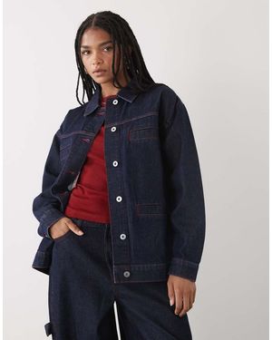 Collusion Oversized Denim Shirt - Blue