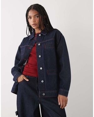 Collusion Oversized Denim Shirt - Blue