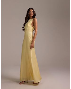 asos gold bridesmaid dresses Grace Loves Lace Anya Eco Gold