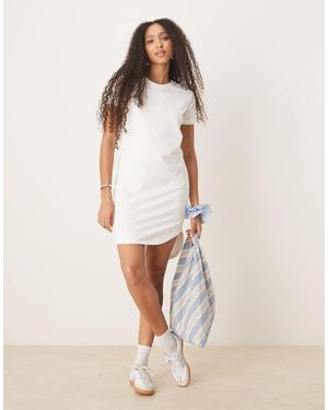 Jdy Mini T-shirt Dress - Natural