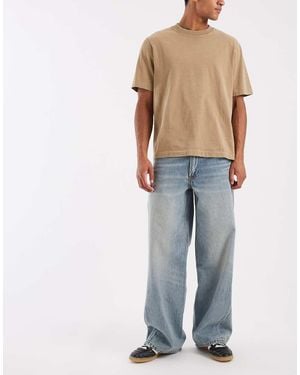Levi's Twisted Baggy Wide Leg Jeans - Blue