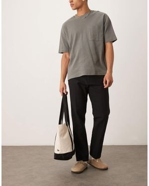 SELECTED Leroy Straight Fit Linen Trouser - Gray