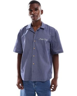 ASOS – locker geschnittenes hemd - Blau