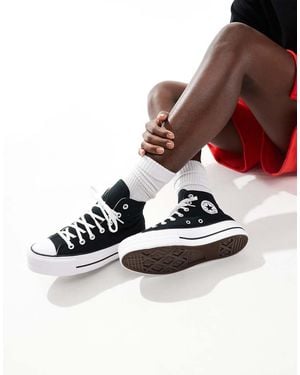 Converse Zapatilla Deportiva Chuck Taylor All Star Lift Hi En Color Negro Talla En