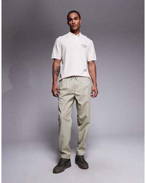 River Island Loose Fit Elasticated Pull On Trousers - Grey