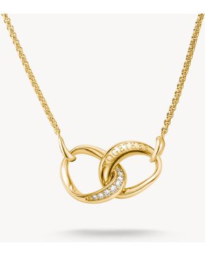 Thomas Sabo Kette mit weißem zirkonia - Mettallic