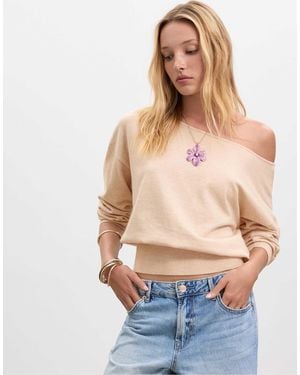 Stradivarius – strickpullover - Blau