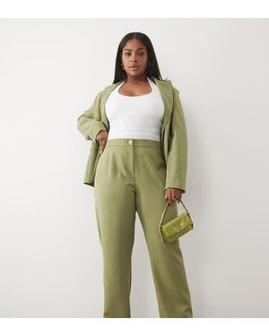 ASOS Curve Getailleerde Broek Van Co-Ord Set - Groen