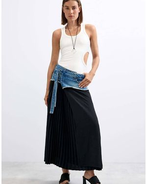 Desigual Gonna Lunga - Blu