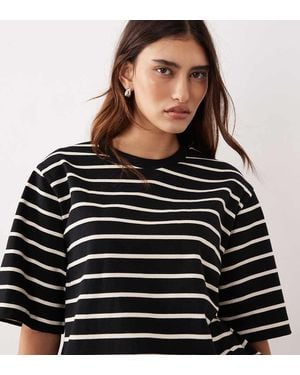 ARRANGE Oversized Premium Cotton Heavy Weight T-Shirt - Black