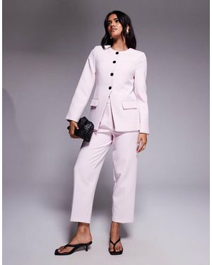 River Island Straight Leg Trouser Co-Ord - Purple