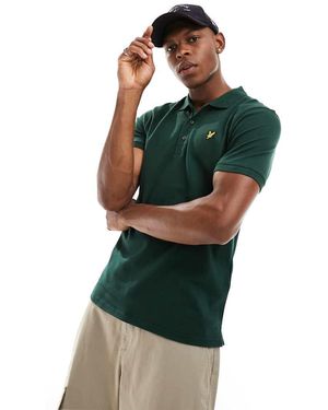 Lyle & Scott Lyle & Scott Plain Polo Shirt - Green