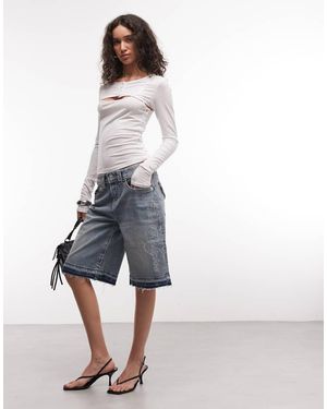 TRUE RELIGION Crystal Jessie Big T - Blanco