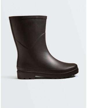 Oysho Gummistiefel - Schwarz