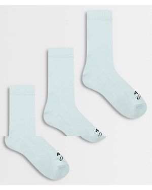 4505 Hardloopsokken Met Voetboogondersteuning En Antibacteriële Afwerking - Blauw