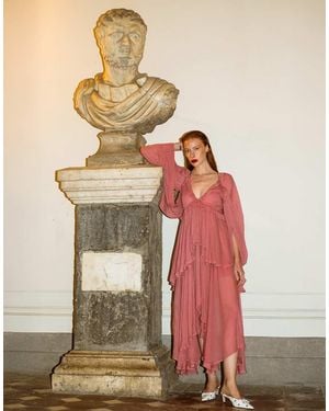 Muse Assembly Grace Boho Layered Maxi Dress - Natural