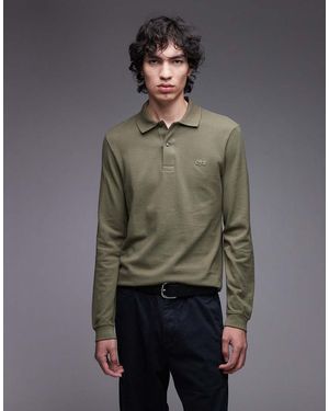 Lacoste Long Sleeve Polo Shirt - Grey