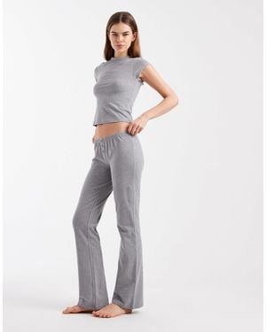 Cotton On Sleep Recovery Roll Waist Trouser - White