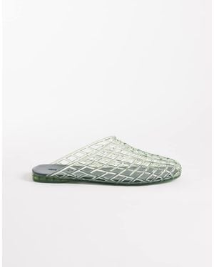 ASOS Lennox Jelly Mules - Green
