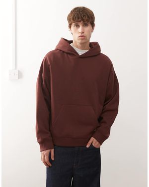 Collusion – boxy-fit-kapuzenpullover - Rot