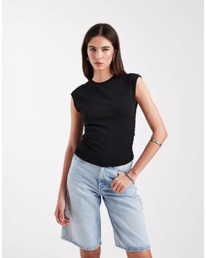 ONLY Ruched Sleeveless Top - Blue