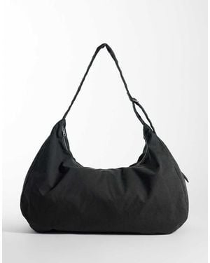 Weekday Large Ripstop Tote Bag - Black