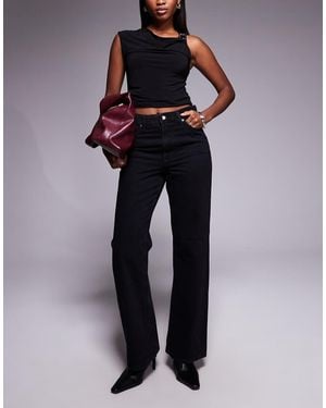 River Island Relaxed Straight Leg Jean - Blue