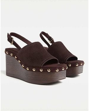 Stradivarius Zeppe Marroni - Marrone
