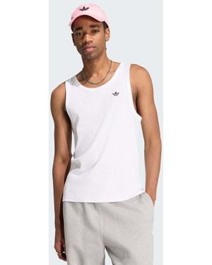 adidas Originals Trefoil Essentials Tank Top - White