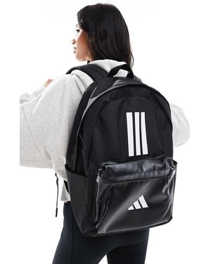 adidas Originals Adidas Training 3 Stripe Pocket Backpack - Black