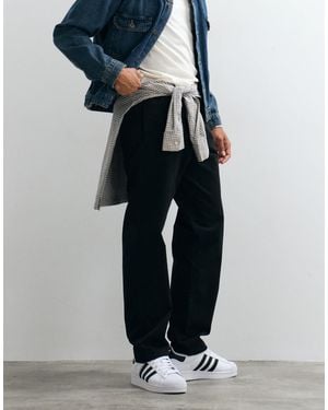 Jack & Jones Drawstring Twill Chino Pants - Black