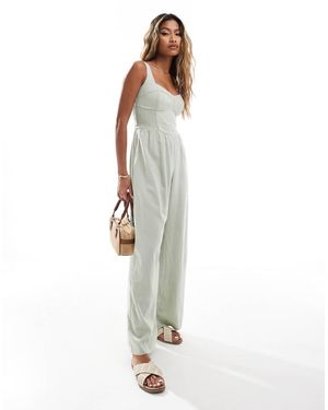Hollister Tuta Jumpsuit - Bianco