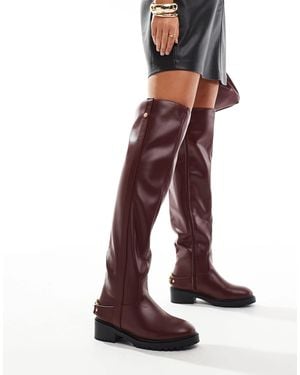 SIMMI Simmi london – gerald – overknee-stiefel - Rot