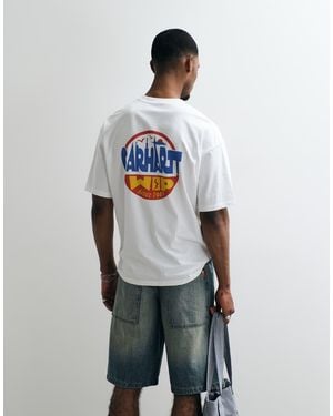 Carhartt Luggage Label Back Print T-Shirt - Grey