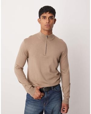 Mango – regulär geschnittenes sweatshirt aus wolle - Blau
