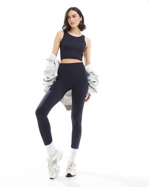 ONLY Leggings Senza Cuciture Scuro - Blu