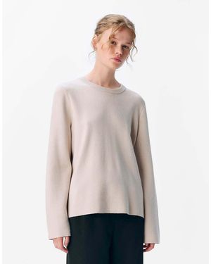 Object Knitted Pullover - Natural